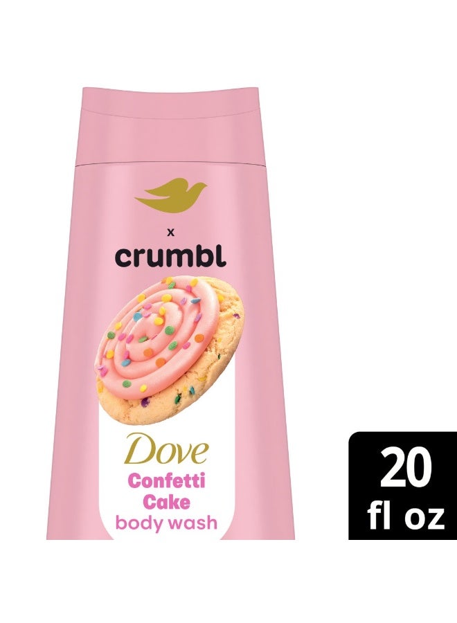 Dove Moisturizing Body Wash & Scrub | Confetti Cake Scent | 20oz Wash + 15oz Scrub | Limited Edition - Image 2